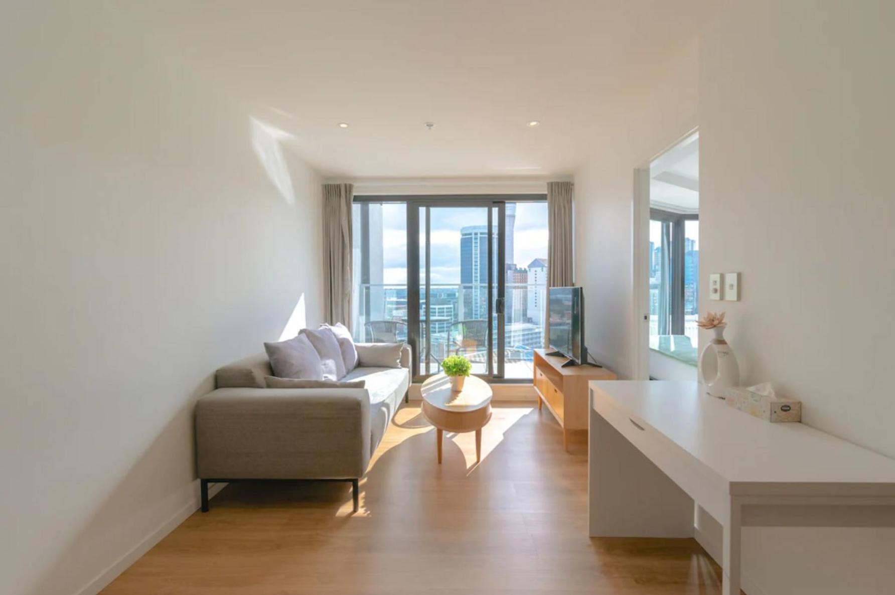 Skytower And City View 2 Bedroom Apartment On High Floor Окленд Екстер'єр фото